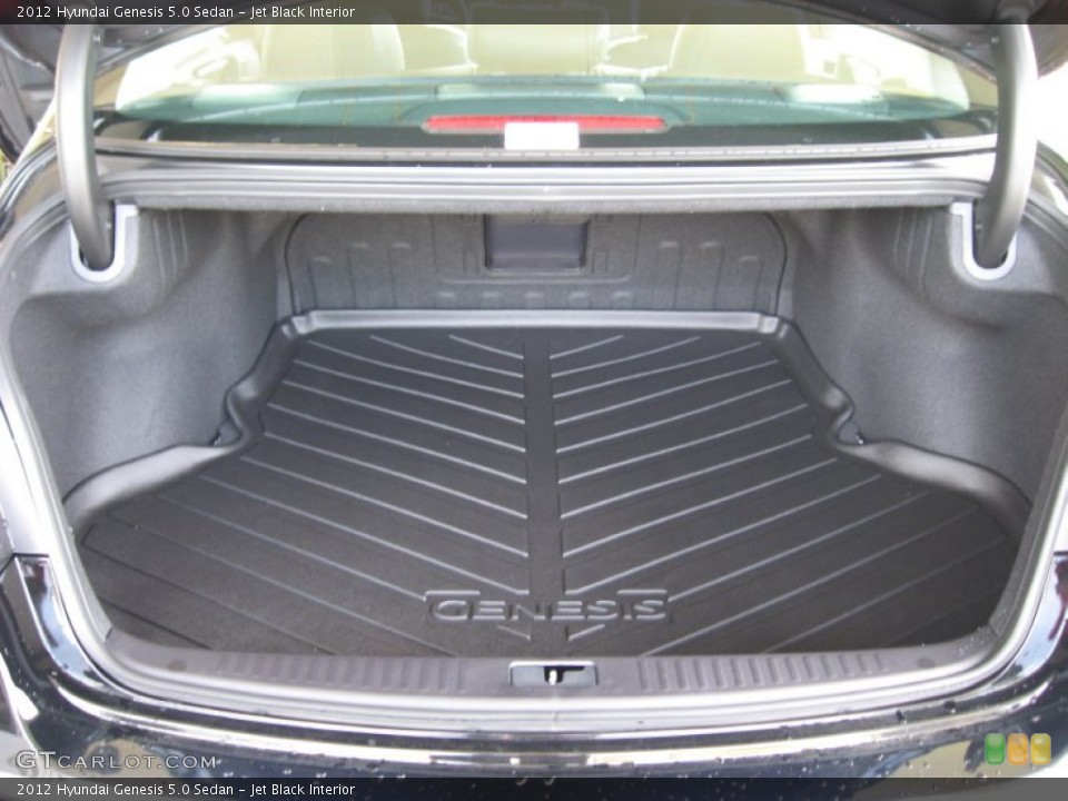 Jet Black Interior Trunk for the 2012 Hyundai Genesis 5.0 Sedan #67486379