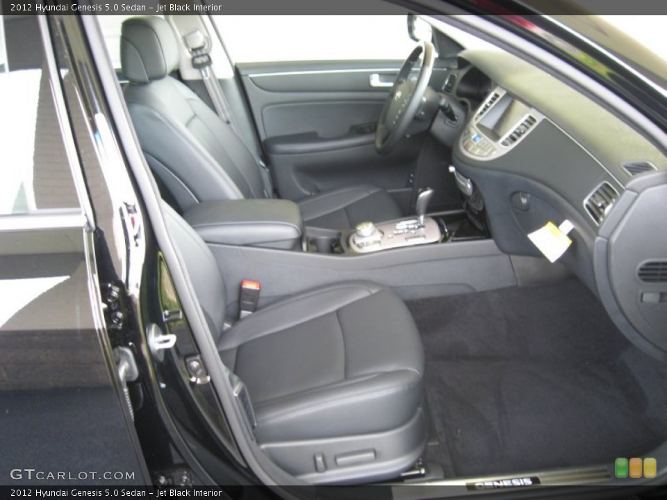 Jet Black Interior Photo for the 2012 Hyundai Genesis 5.0 Sedan #67486426