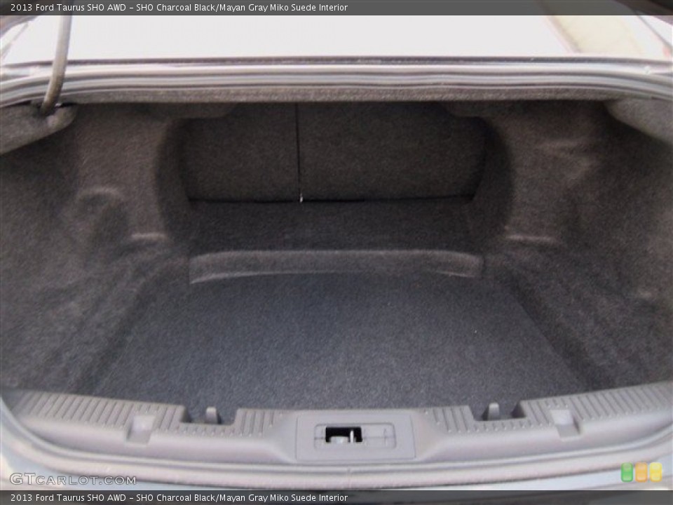 SHO Charcoal Black/Mayan Gray Miko Suede Interior Trunk for the 2013 Ford Taurus SHO AWD #67487488