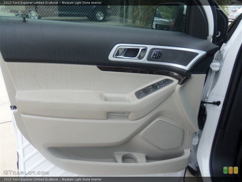 Medium Light Stone Interior Door Panel for the 2013 Ford Explorer Limited EcoBoost #67487767
