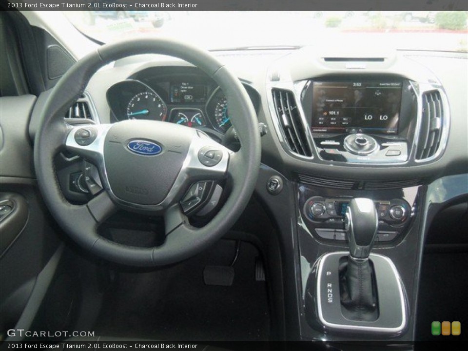 Charcoal Black Interior Dashboard for the 2013 Ford Escape Titanium 2.0L EcoBoost #67489294