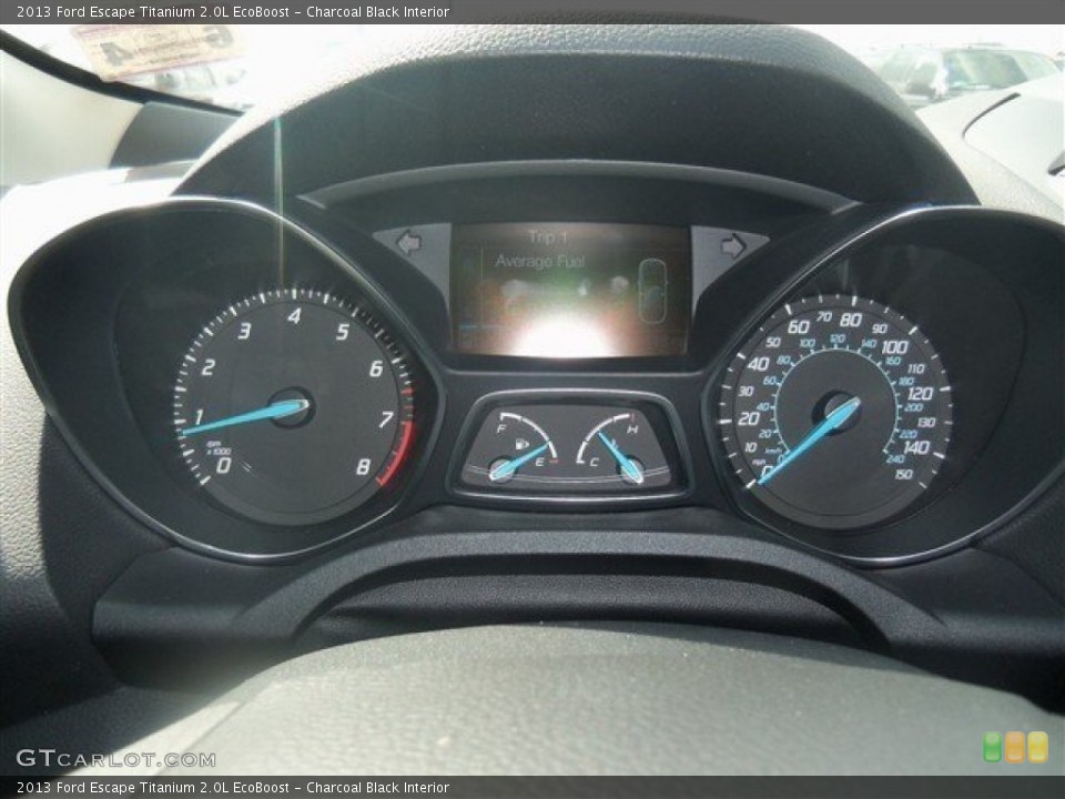 Charcoal Black Interior Gauges for the 2013 Ford Escape Titanium 2.0L EcoBoost #67489336