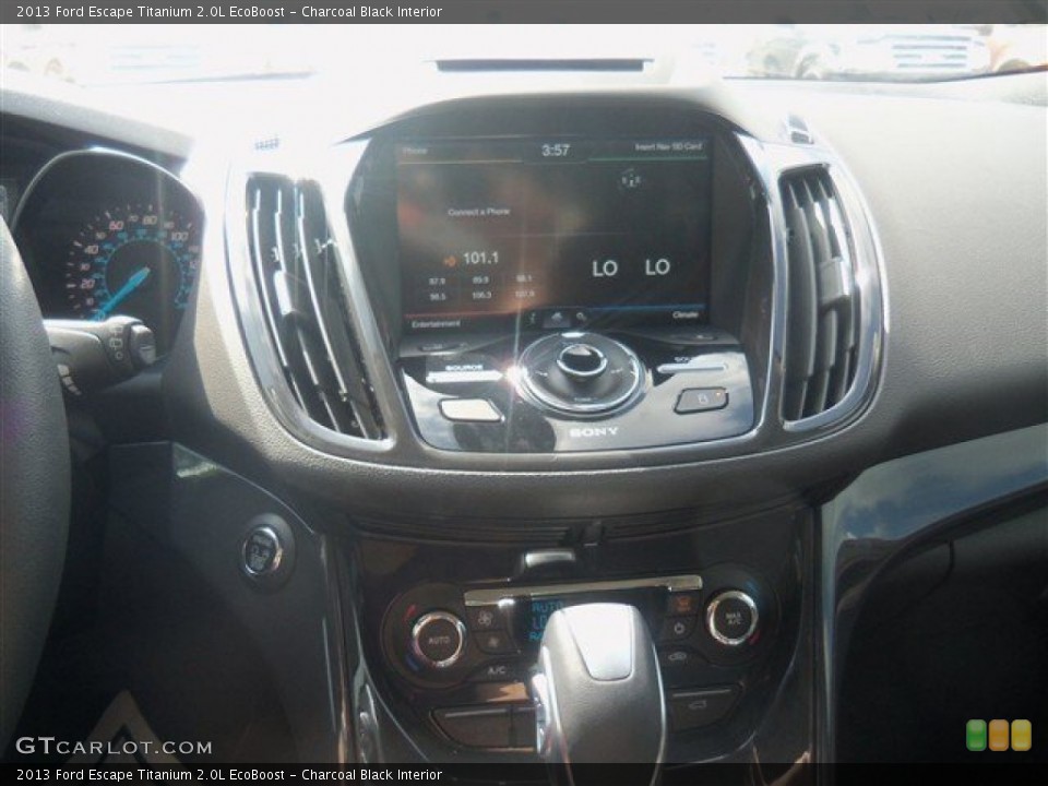 Charcoal Black Interior Controls for the 2013 Ford Escape Titanium 2.0L EcoBoost #67489348