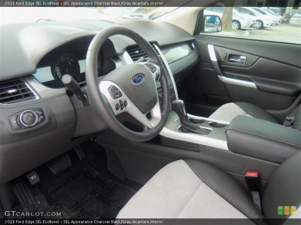 SEL Appearance Charcoal Black/Gray Alcantara 2013 Ford Edge Interiors