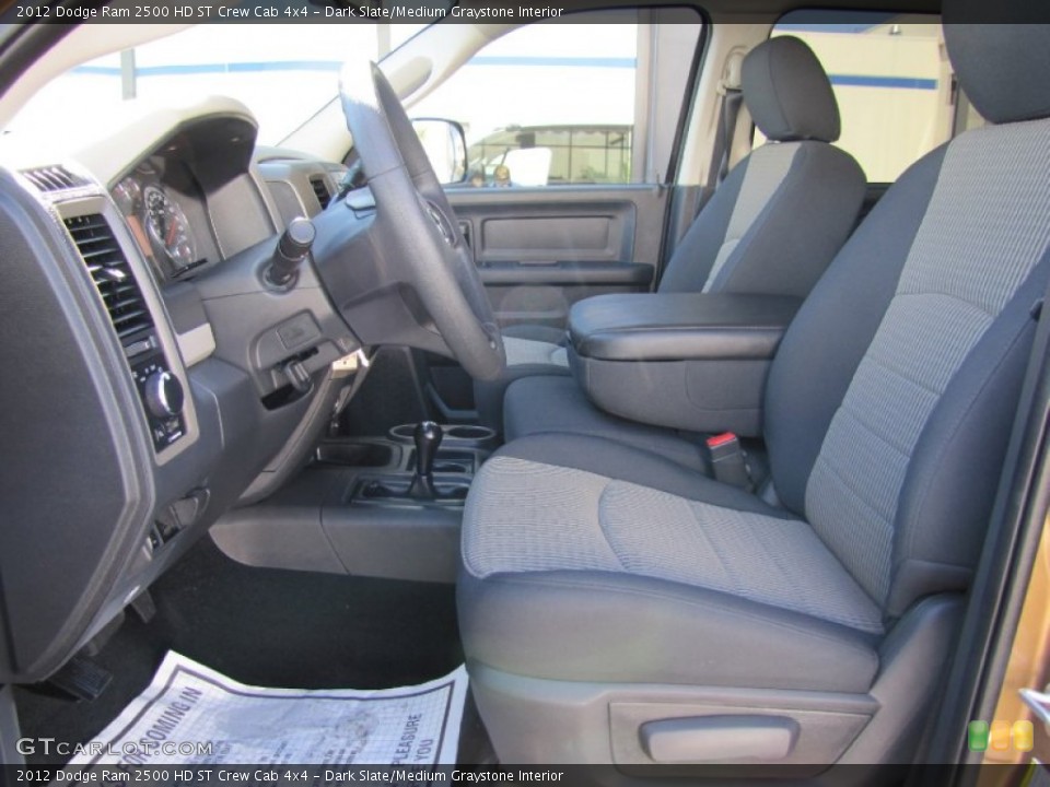 Dark Slate/Medium Graystone Interior Photo for the 2012 Dodge Ram 2500 HD ST Crew Cab 4x4 #67490458
