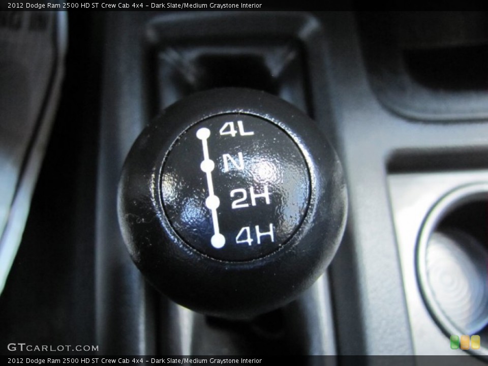 Dark Slate/Medium Graystone Interior Controls for the 2012 Dodge Ram 2500 HD ST Crew Cab 4x4 #67490512