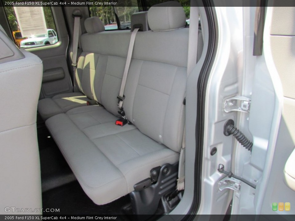 Medium Flint Grey Interior Rear Seat for the 2005 Ford F150 XL SuperCab 4x4 #67494983
