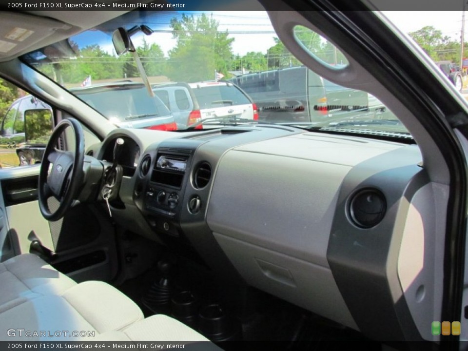 Medium Flint Grey Interior Dashboard for the 2005 Ford F150 XL SuperCab 4x4 #67495037