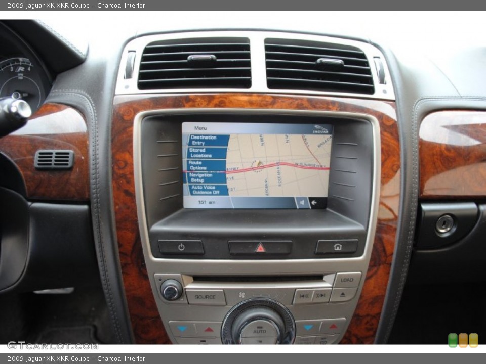 Charcoal Interior Navigation for the 2009 Jaguar XK XKR Coupe #67501469