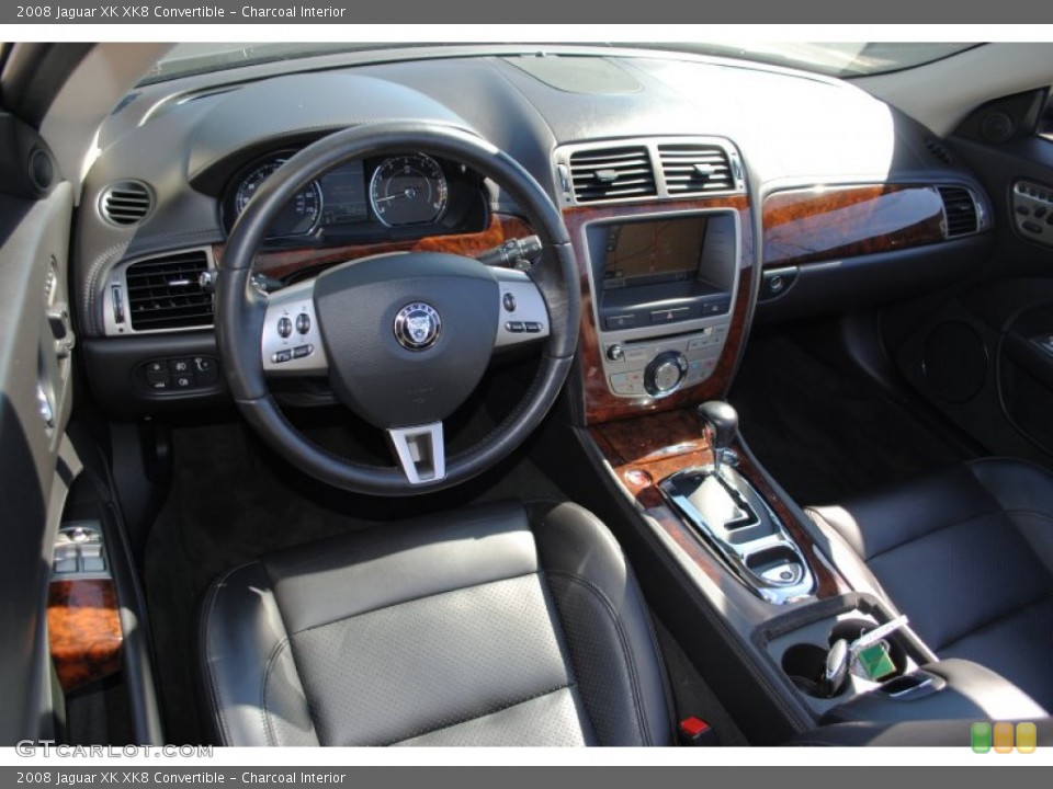 Charcoal Interior Dashboard for the 2008 Jaguar XK XK8 Convertible #67501964