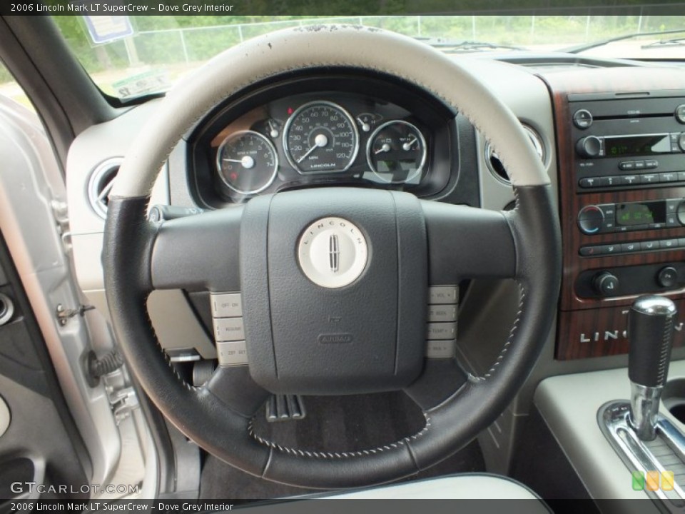 Dove Grey Interior Steering Wheel for the 2006 Lincoln Mark LT SuperCrew #67502012