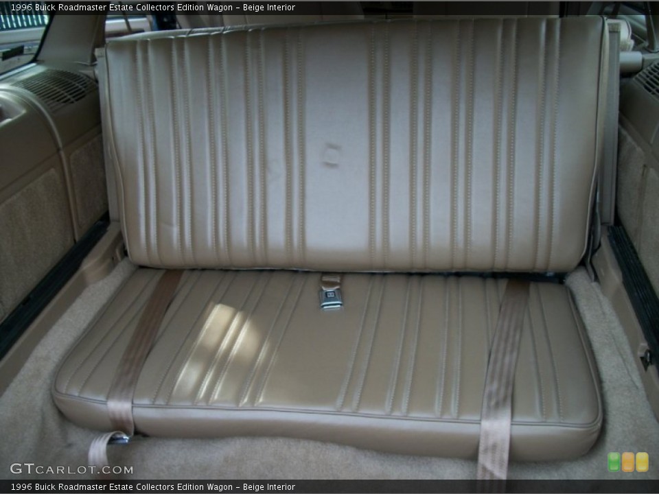 Beige Interior Rear Seat for the 1996 Buick Roadmaster Estate Collectors Edition Wagon #67503476