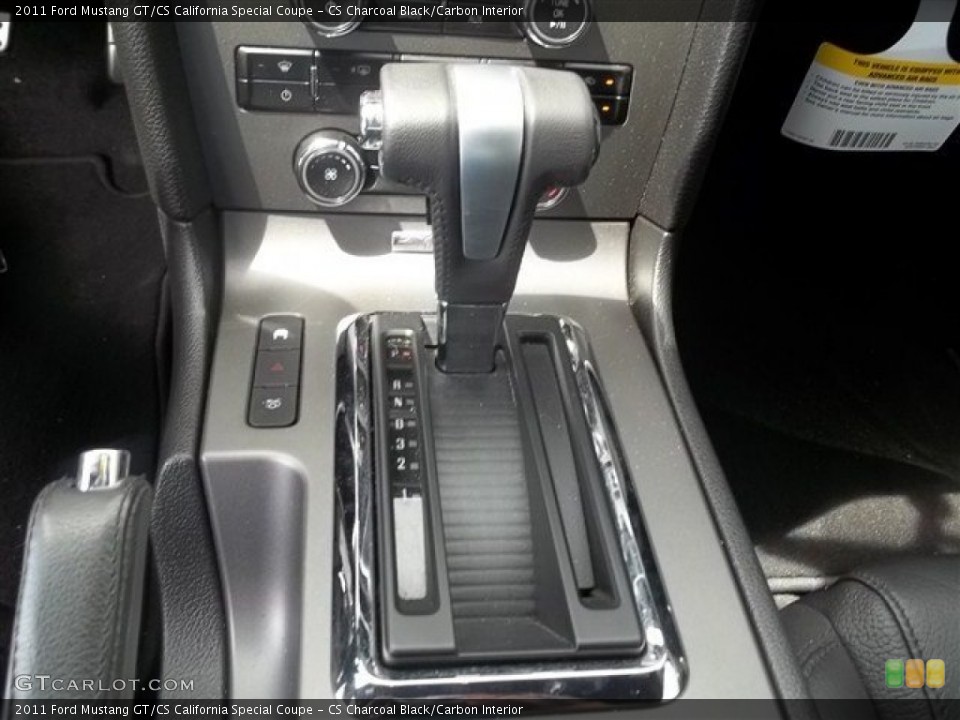 CS Charcoal Black/Carbon Interior Transmission for the 2011 Ford Mustang GT/CS California Special Coupe #67503560