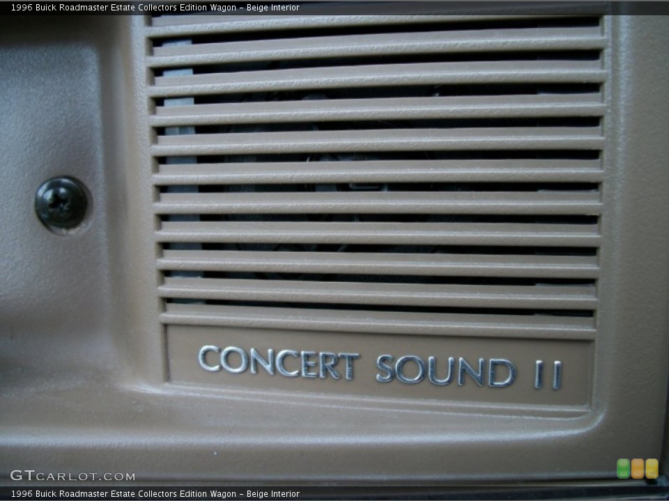 Beige Interior Audio System for the 1996 Buick Roadmaster Estate Collectors Edition Wagon #67503566