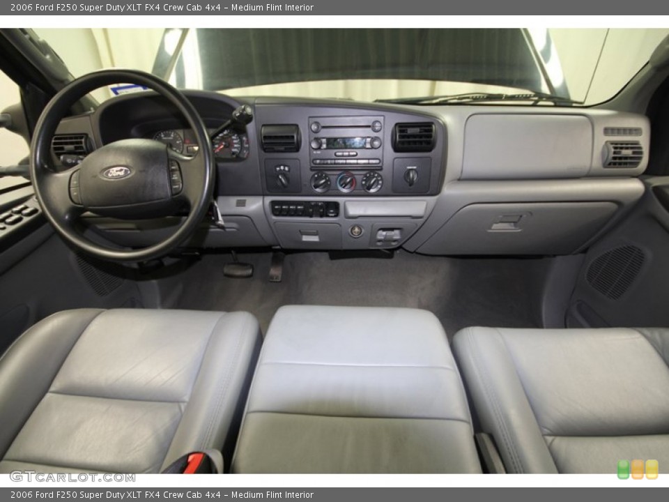 Medium Flint Interior Dashboard for the 2006 Ford F250 Super Duty XLT FX4 Crew Cab 4x4 #67507472