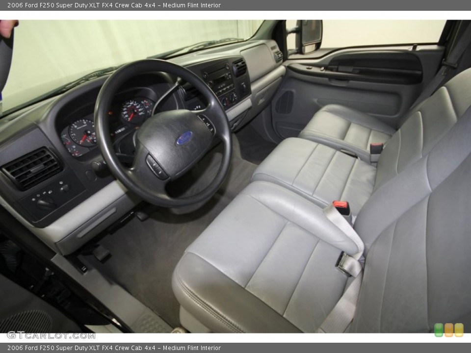 Medium Flint Interior Front Seat for the 2006 Ford F250 Super Duty XLT FX4 Crew Cab 4x4 #67507547
