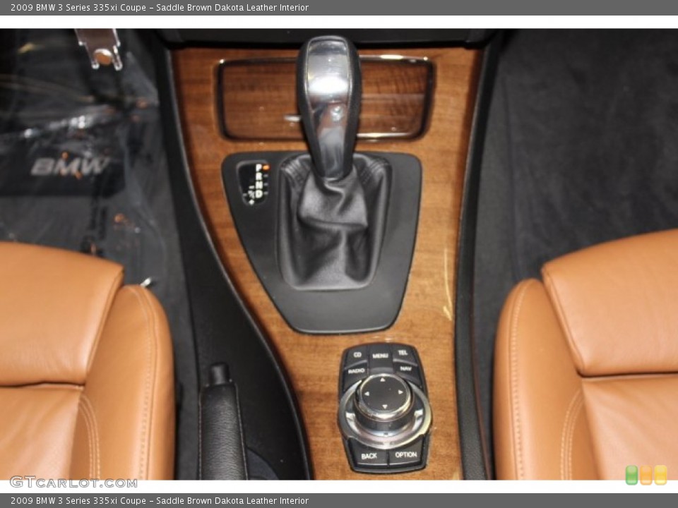 Saddle Brown Dakota Leather Interior Transmission for the 2009 BMW 3 Series 335xi Coupe #67510223