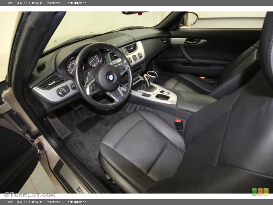 Black Interior Prime Interior for the 2009 BMW Z4 sDrive35i Roadster #67510601