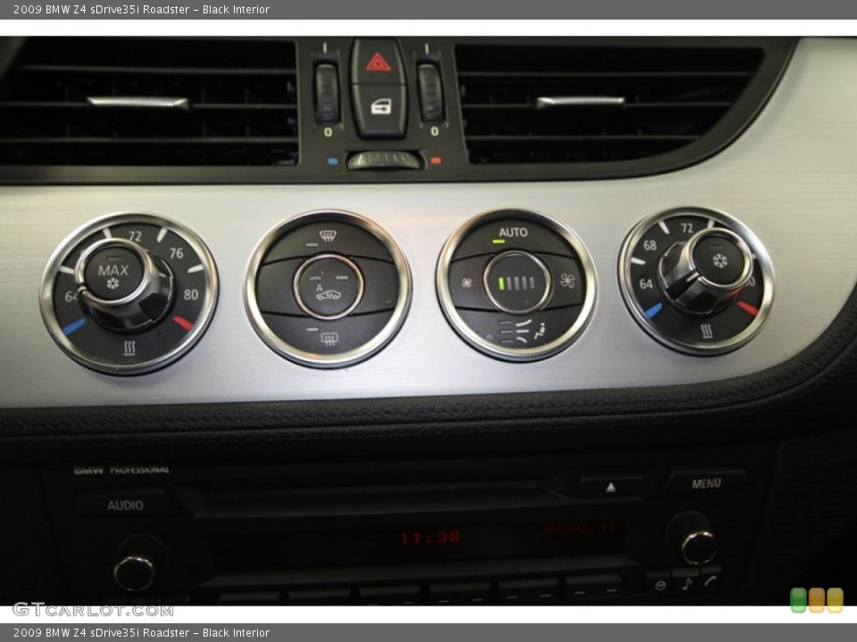Black Interior Controls for the 2009 BMW Z4 sDrive35i Roadster #67510664
