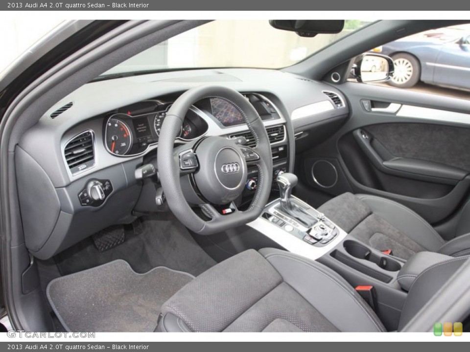 Black Interior Prime Interior for the 2013 Audi A4 2.0T quattro Sedan #67513709