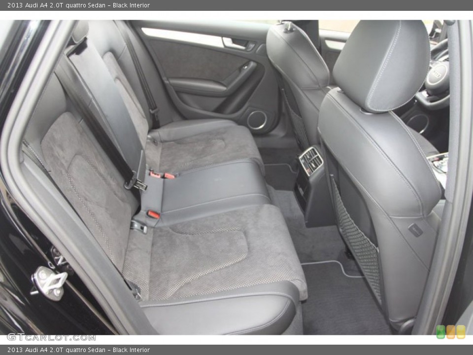 Black Interior Rear Seat for the 2013 Audi A4 2.0T quattro Sedan #67513838