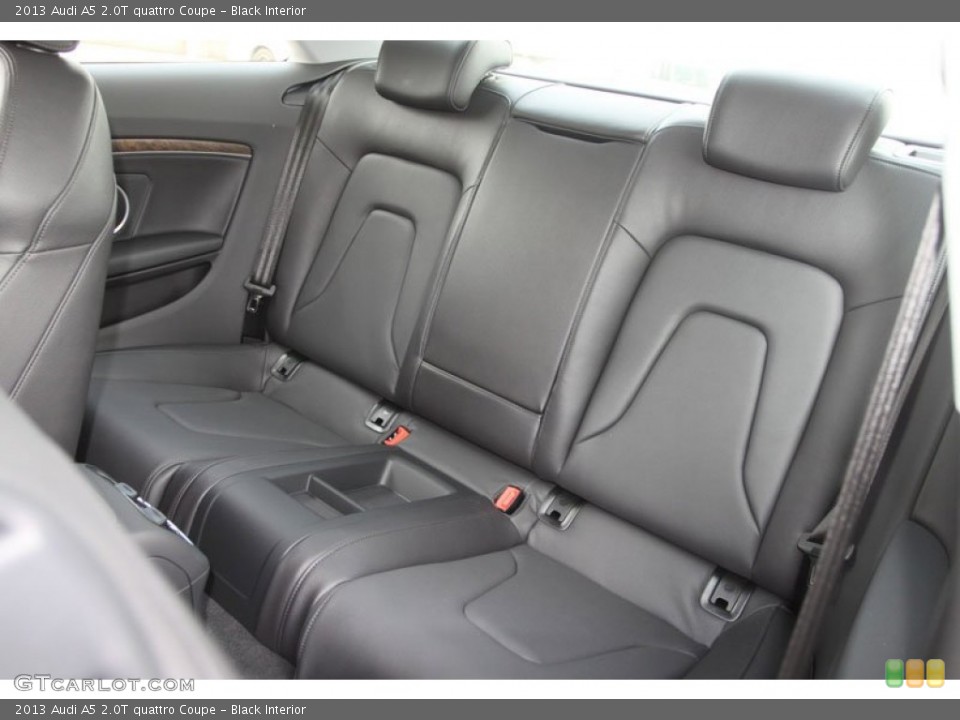 Black Interior Rear Seat for the 2013 Audi A5 2.0T quattro Coupe #67514990