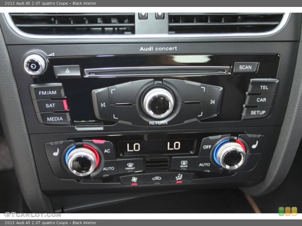 Black Interior Controls for the 2013 Audi A5 2.0T quattro Coupe #67515047