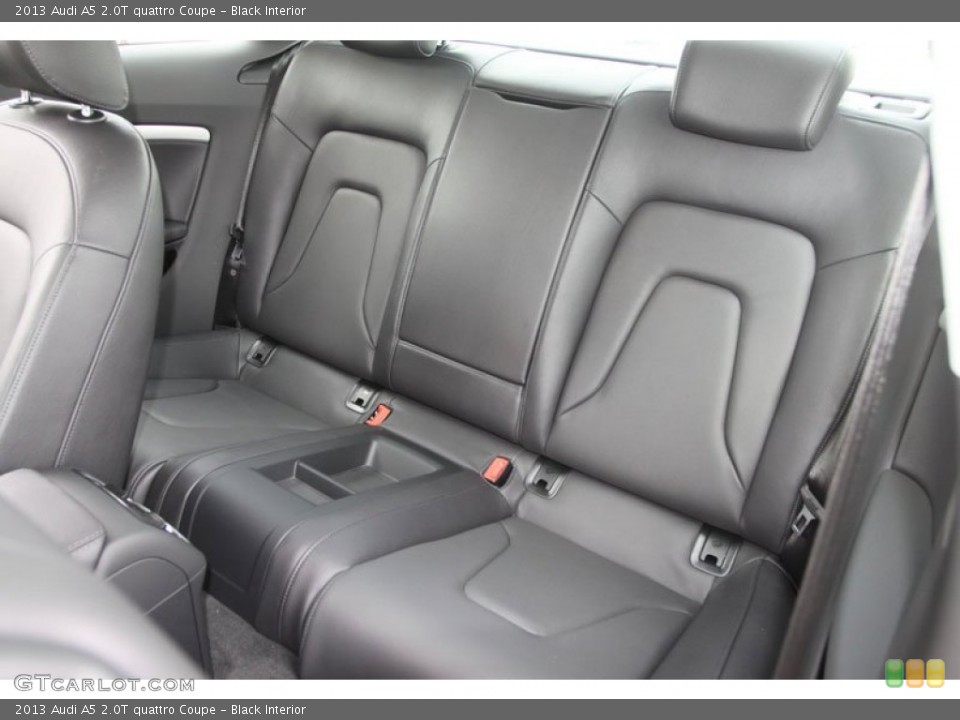 Black Interior Rear Seat for the 2013 Audi A5 2.0T quattro Coupe #67515500