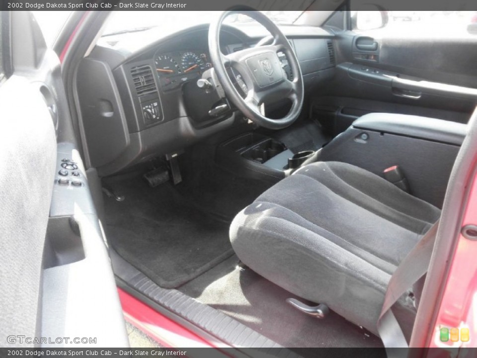 Dark Slate Gray Interior Photo for the 2002 Dodge Dakota Sport Club Cab #67518374