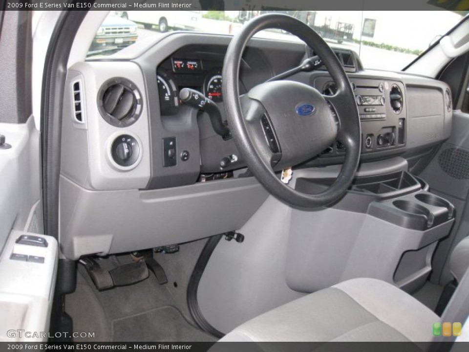 Medium Flint Interior Dashboard for the 2009 Ford E Series Van E150 Commercial #67519349