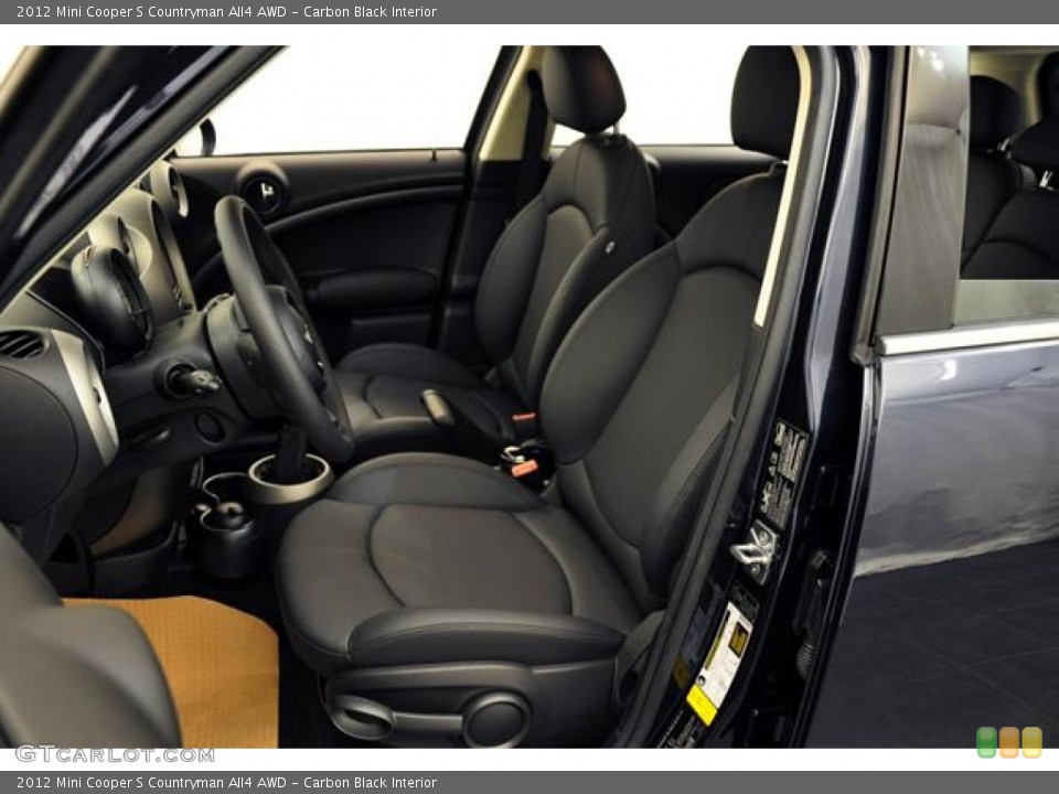Carbon Black Interior Photo for the 2012 Mini Cooper S Countryman All4 AWD #67520600