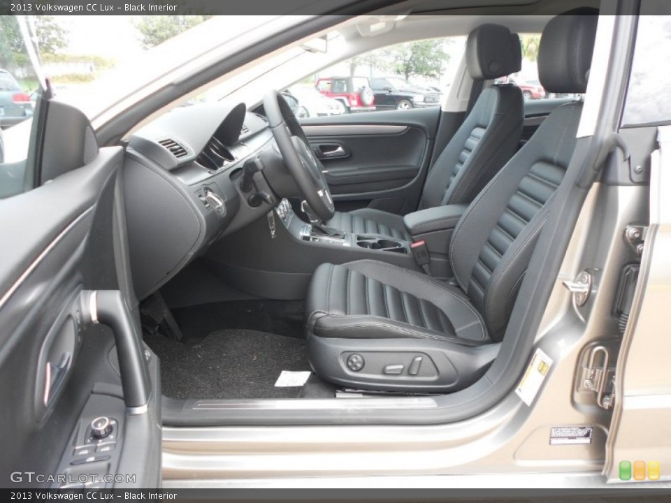 Black Interior Photo for the 2013 Volkswagen CC Lux #67522016