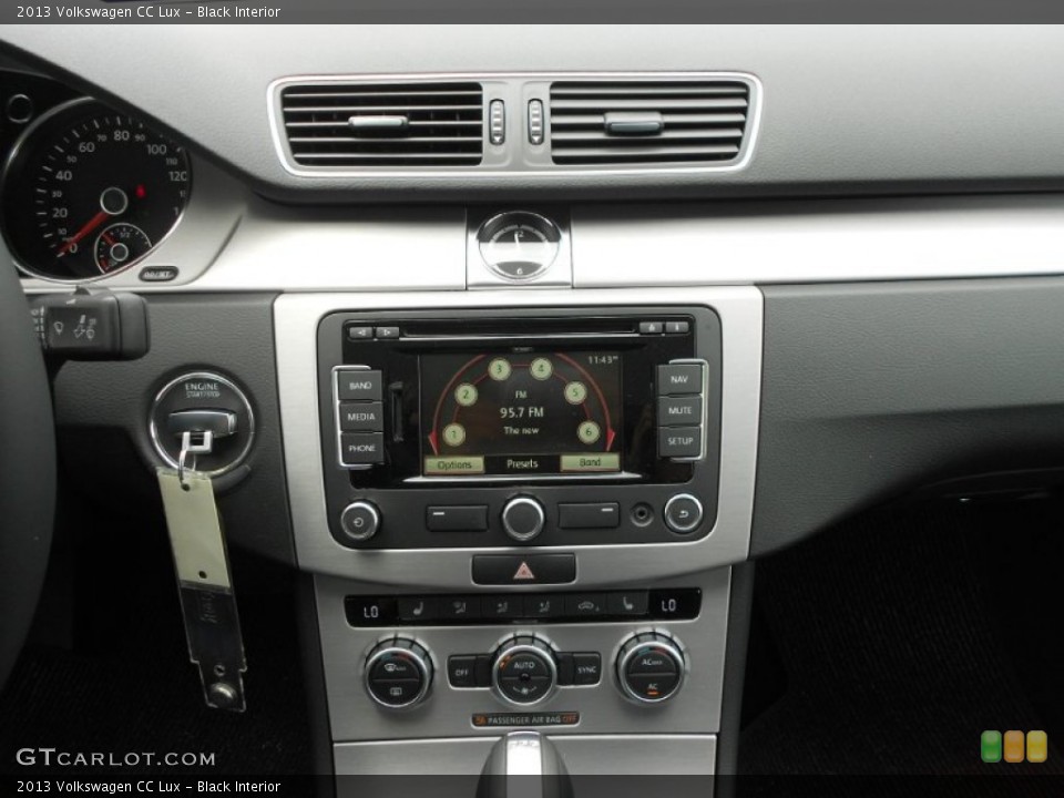 Black Interior Controls for the 2013 Volkswagen CC Lux #67522073