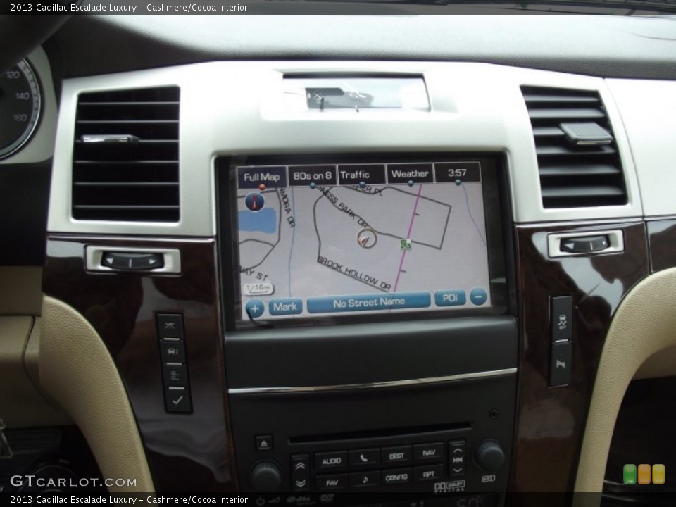 Cashmere/Cocoa Interior Navigation for the 2013 Cadillac Escalade Luxury #67522094