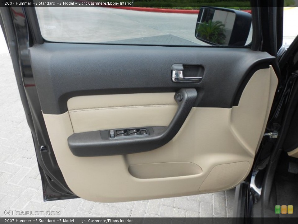 Light Cashmere/Ebony Interior Door Panel for the 2007 Hummer H3  #67523492