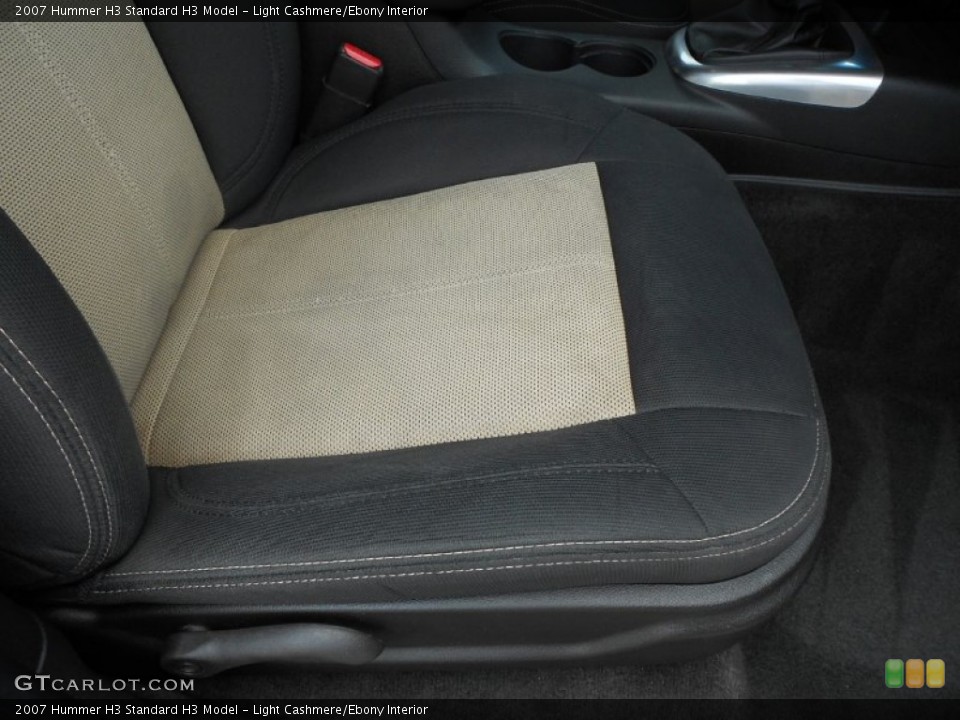 Light Cashmere/Ebony Interior Front Seat for the 2007 Hummer H3  #67523516