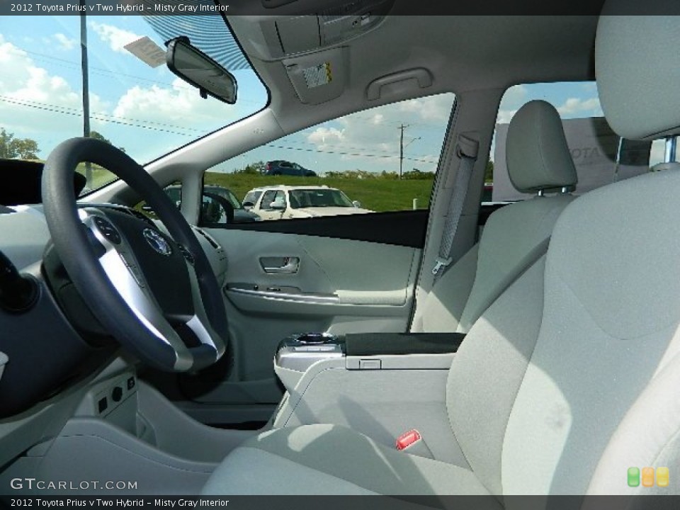 Misty Gray Interior Photo for the 2012 Toyota Prius v Two Hybrid #67523960