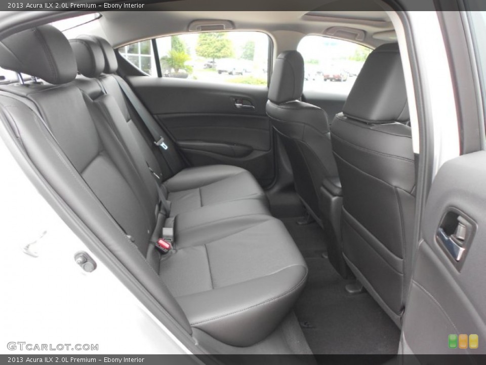 Ebony Interior Rear Seat for the 2013 Acura ILX 2.0L Premium #67524122