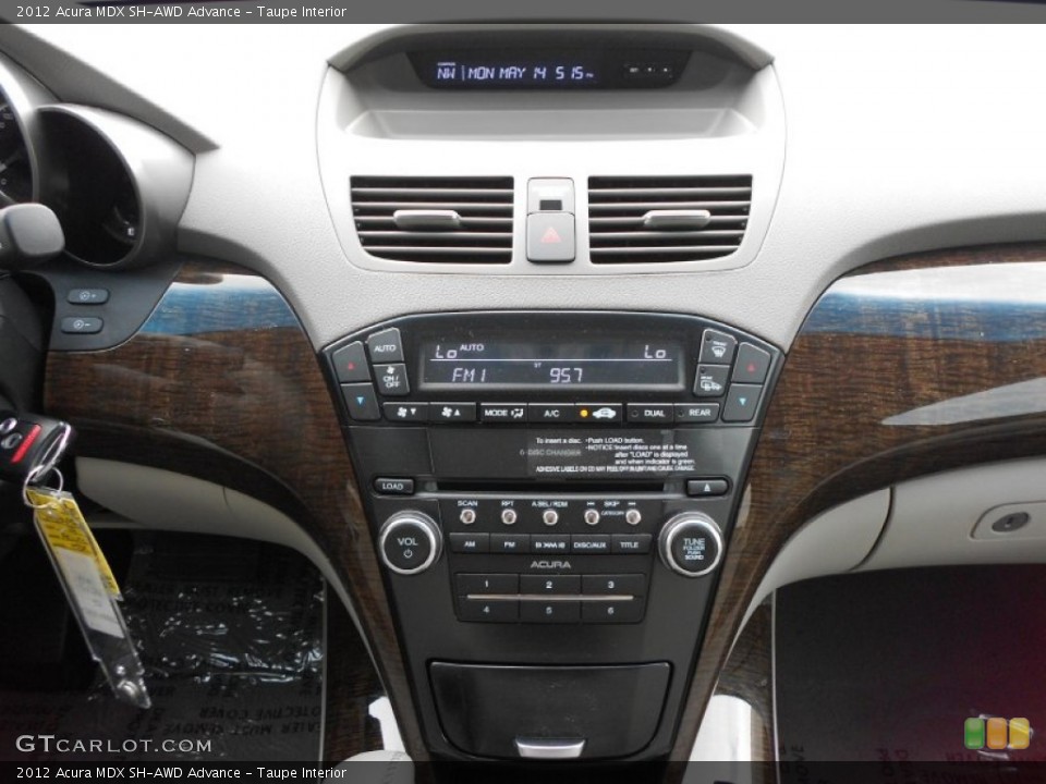 Taupe Interior Controls for the 2012 Acura MDX SH-AWD Advance #67524542