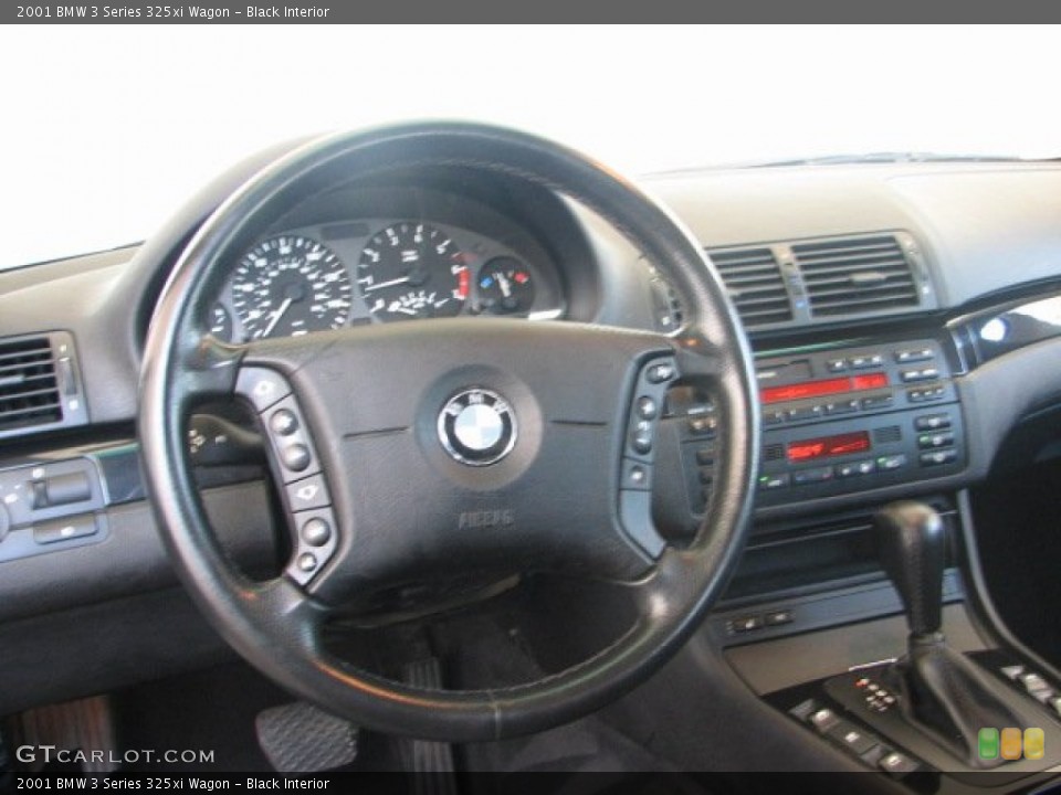Black Interior Steering Wheel for the 2001 BMW 3 Series 325xi Wagon #67525637
