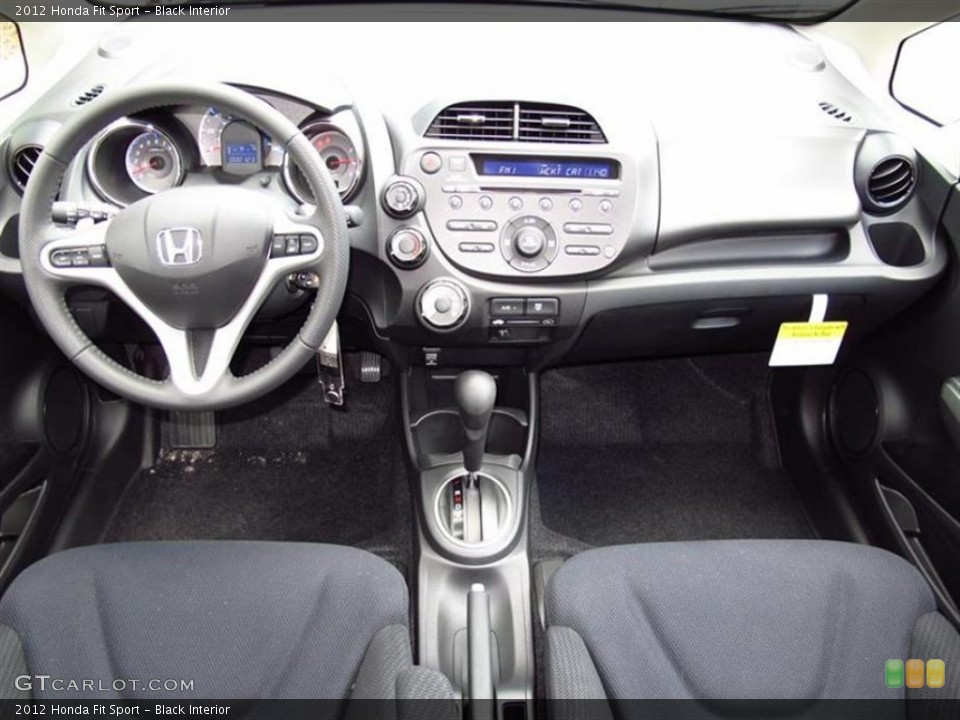 Black Interior Dashboard for the 2012 Honda Fit Sport #67528671
