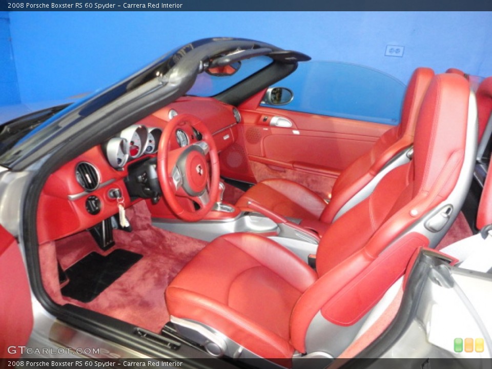 Carrera Red Interior Photo for the 2008 Porsche Boxster RS 60 Spyder #67529036