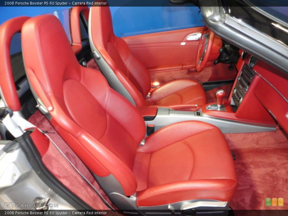 Carrera Red Interior Photo for the 2008 Porsche Boxster RS 60 Spyder #67529105