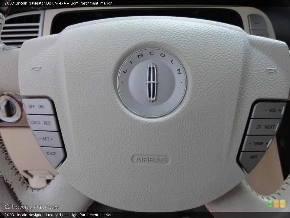 Light Parchment Interior Controls for the 2003 Lincoln Navigator Luxury 4x4 #67530084