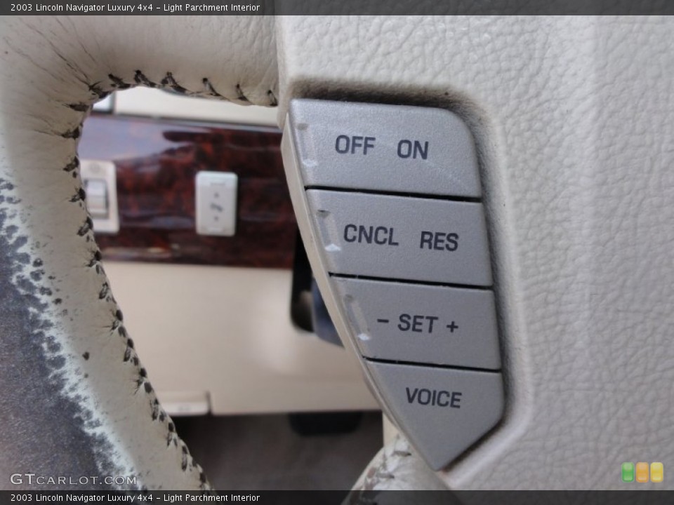 Light Parchment Interior Controls for the 2003 Lincoln Navigator Luxury 4x4 #67530101