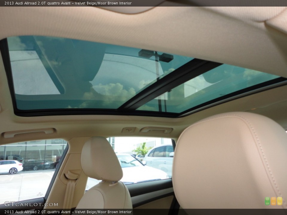 Velvet Beige/Moor Brown Interior Sunroof for the 2013 Audi Allroad 2.0T quattro Avant #67532144