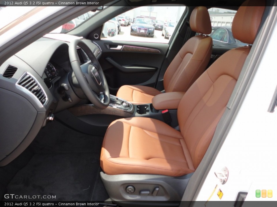 Cinnamon Brown Interior Front Seat for the 2012 Audi Q5 3.2 FSI quattro #67532300