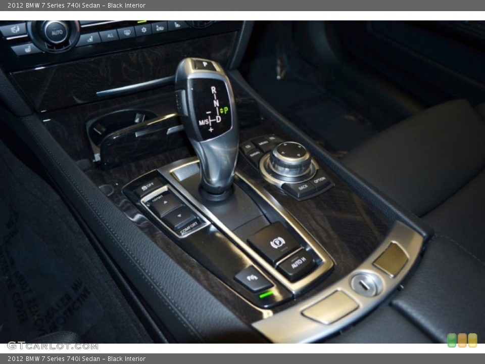 Black Interior Transmission for the 2012 BMW 7 Series 740i Sedan #67532633