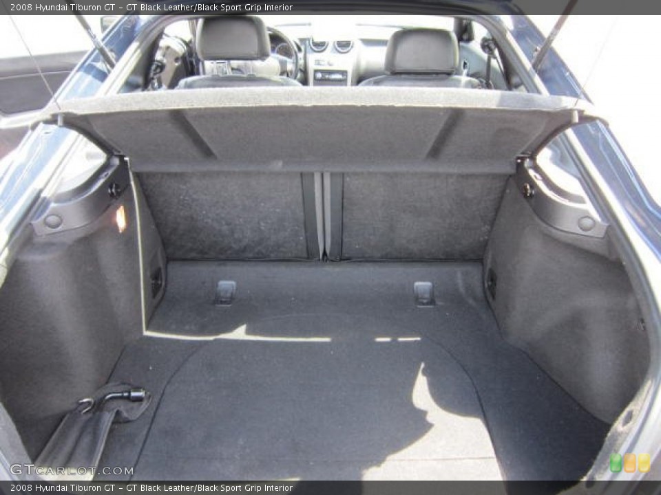GT Black Leather/Black Sport Grip Interior Trunk for the 2008 Hyundai Tiburon GT #67532936