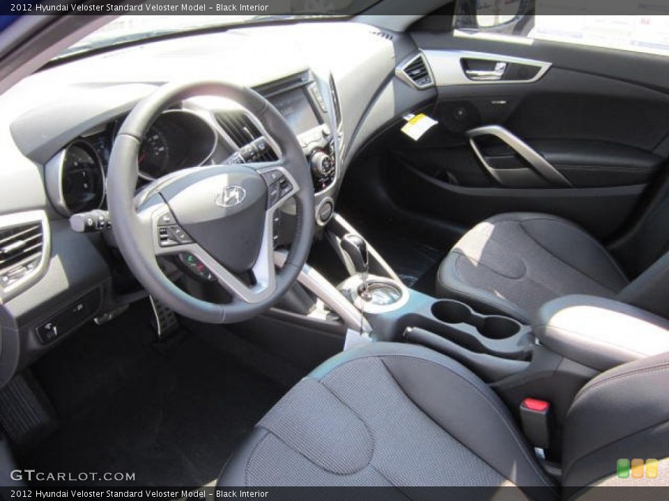 Black Interior Prime Interior for the 2012 Hyundai Veloster  #67533485